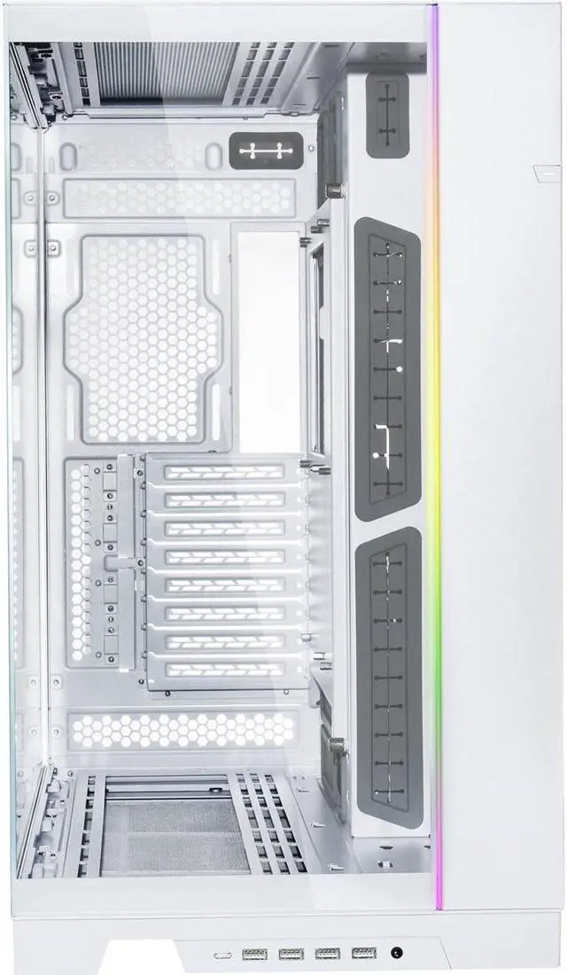 LIAN LI O11 Dynamic EVO XL O11DEXL White Aluminum / Steel / Tempered Glass ATX Mid Tower Computer Case       O11DEXL W