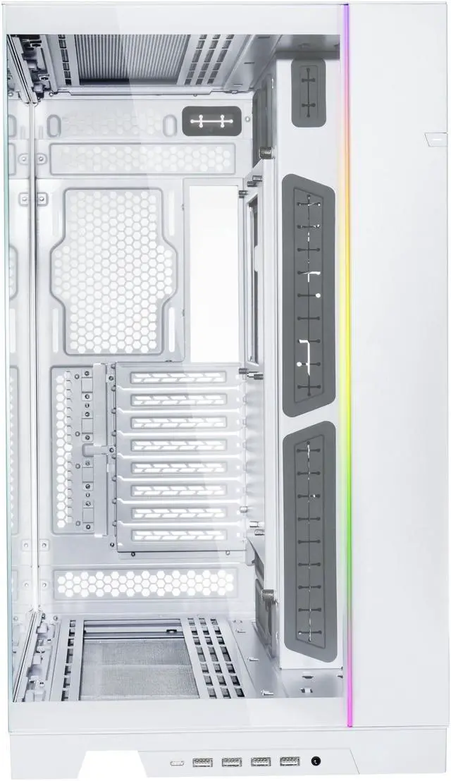 LIAN LI O11 Dynamic EVO XL O11DEXL White Aluminum / Steel / Tempered Glass ATX Mid Tower Computer Case       O11DEXL W