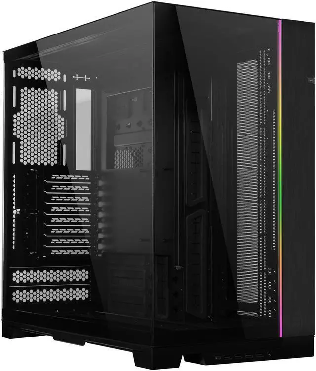 LIAN LI O11 Dynamic EVO XL O11DEXL Black Aluminum / Steel / Tempered Glass ATX Mid Tower Computer Case       O11DEXL X