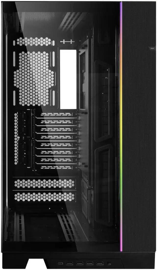 LIAN LI O11 Dynamic EVO XL O11DEXL Black Aluminum / Steel / Tempered Glass ATX Mid Tower Computer Case       O11DEXL X