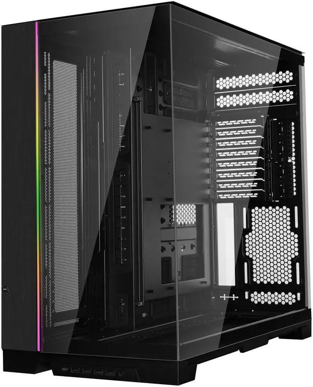 LIAN LI O11 Dynamic EVO XL O11DEXL Black Aluminum / Steel / Tempered Glass ATX Mid Tower Computer Case       O11DEXL X