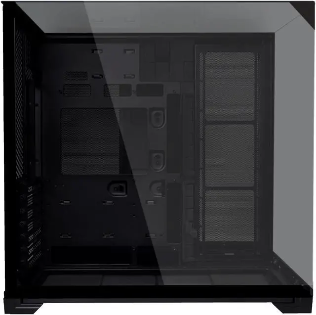 LIAN LI O11 vision compact black  color Aluminum / Steel / Tempered Glass ATX Mid Tower computer Case     O11VPX