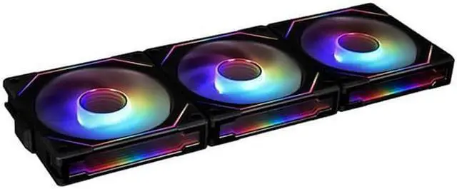 LIAN LI UNI FAN SL INFINITY 120 RGB BLACK  3 PCS PACK    UF SLIN120 3B    L Connect 3 0 Controller included