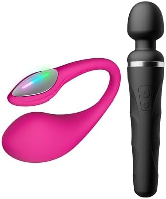 LOVENSE Lush 4 Remote Control Wearable G spot Egg Vibrator for Women LOVENSE Domi 2 Wand Massager Classic Vibrator for Women  Couples