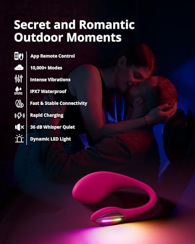 LOVENSE Lush 4 Remote Control Wearable G spot Egg Vibrator for Women LOVENSE Domi 2 Wand Massager Classic Vibrator for Women  Couples
