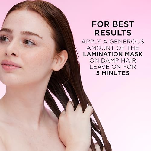 LOreal Paris Glossing Lamination Hair Mask with Glycolic Acid  Hair Treatment for Lasting Shine and Smoothness for Dull  Dry Hair  EverPure  5 1 Fl Oz