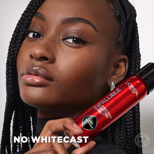 LOreal Paris Infallible XL 3 Second Setting Spray Mist  Microfine Mist for up to 36HR Wear  Clear  3 9 Oz