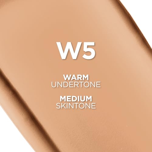 LOreal Paris True Match Super Blendable Foundation  Medium Coverage Liquid Foundation Makeup  W5  Medium  1 Fl Oz