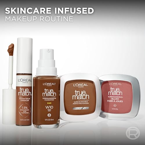 LOreal Paris True Match Super Blendable Foundation  Medium Coverage Liquid Foundation Makeup  W5  Medium  1 Fl Oz