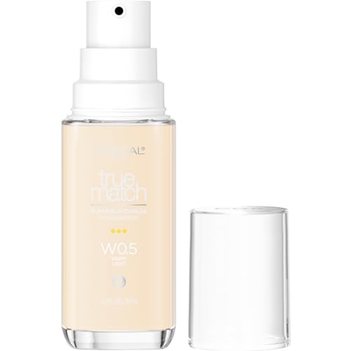 LOreal Paris True Match Super Blendable Foundation  Medium Coverage Liquid Foundation Makeup  W5  Medium  1 Fl Oz