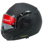 LS2 Advant Modular Motorcycle Helmet Matte Black Size Small