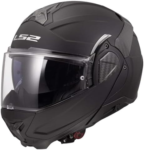 LS2 Helmets Advant II Modular Motorcycle Helmet W/SunShield  Gloss Jeans Gray   X Small 