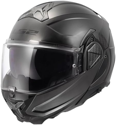LS2 Helmets Advant II Modular Motorcycle Helmet W/SunShield  Gloss Jeans Gray   X Small 