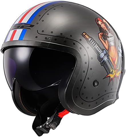 Talla M - LS2 Helmets Open Face Spitfire Helmet