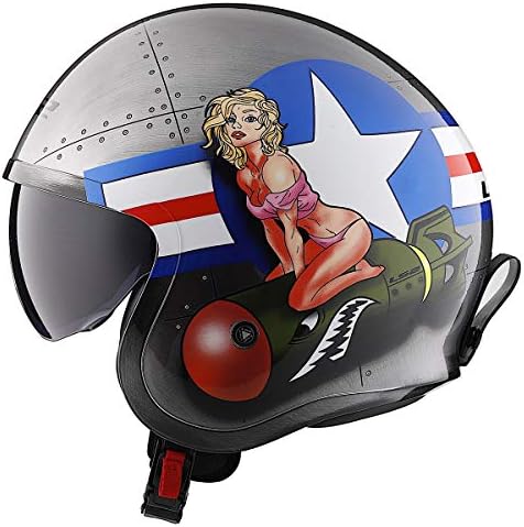 Talla M - LS2 Helmets Open Face Spitfire Helmet