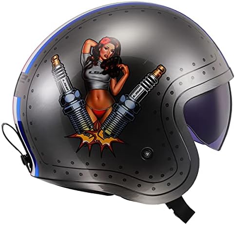 Talla M - LS2 Helmets Open Face Spitfire Helmet