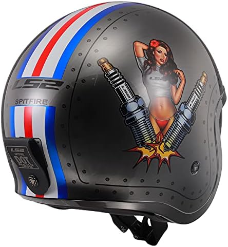 Talla M - LS2 Helmets Open Face Spitfire Helmet
