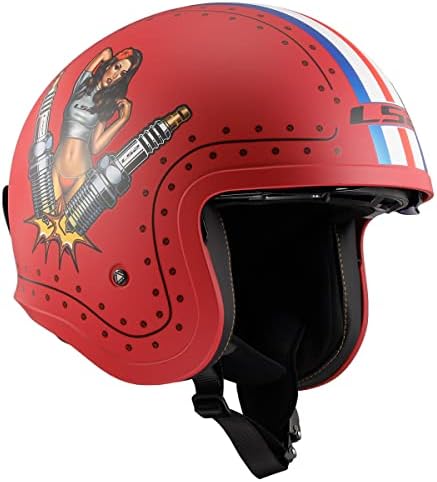 Talla M - LS2 Helmets Open Face Spitfire Helmet