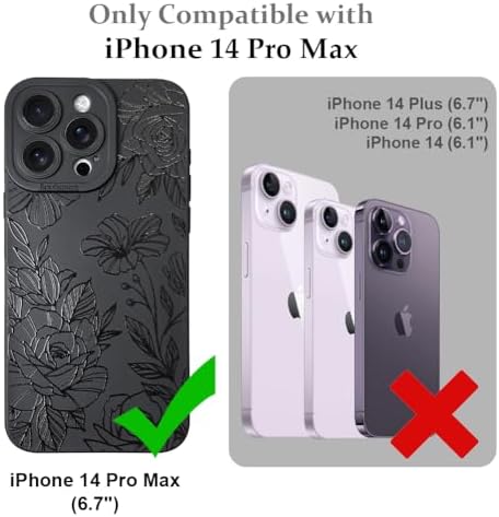 LSL Funda para iPhone 13, diseño de flores moradas, diseño de estampado de flores, TPU suave, lente de cámara completa, anti-caídas, antiarañazos, a prueba de golpes, funda protectora delgada para