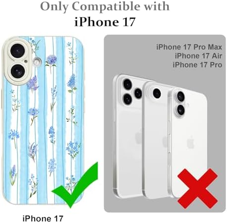 LSL Funda para iPhone 13, diseño de flores moradas, diseño de estampado de flores, TPU suave, lente de cámara completa, anti-caídas, antiarañazos, a prueba de golpes, funda protectora delgada para