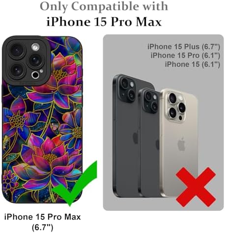 LSL Funda para iPhone 13, diseño de flores moradas, diseño de estampado de flores, TPU suave, lente de cámara completa, anti-caídas, antiarañazos, a prueba de golpes, funda protectora delgada para