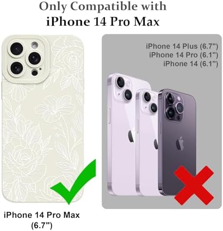 LSL Funda para iPhone 13, diseño de flores moradas, diseño de estampado de flores, TPU suave, lente de cámara completa, anti-caídas, antiarañazos, a prueba de golpes, funda protectora delgada para