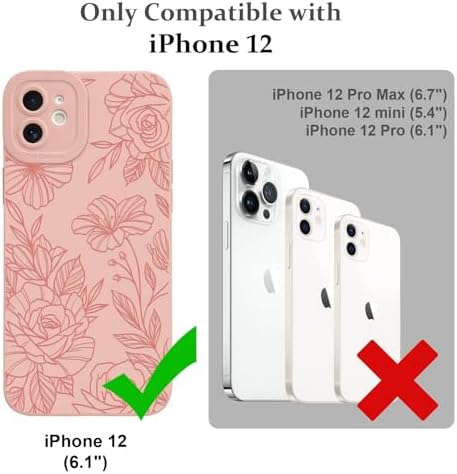 LSL Funda para iPhone 13, diseño de flores moradas, diseño de estampado de flores, TPU suave, lente de cámara completa, anti-caídas, antiarañazos, a prueba de golpes, funda protectora delgada para