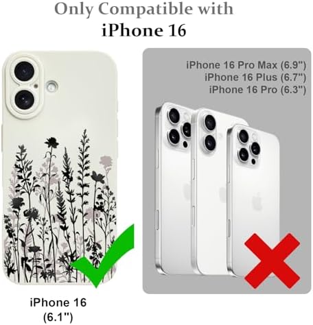 LSL Funda para iPhone 13, diseño de flores moradas, diseño de estampado de flores, TPU suave, lente de cámara completa, anti-caídas, antiarañazos, a prueba de golpes, funda protectora delgada para