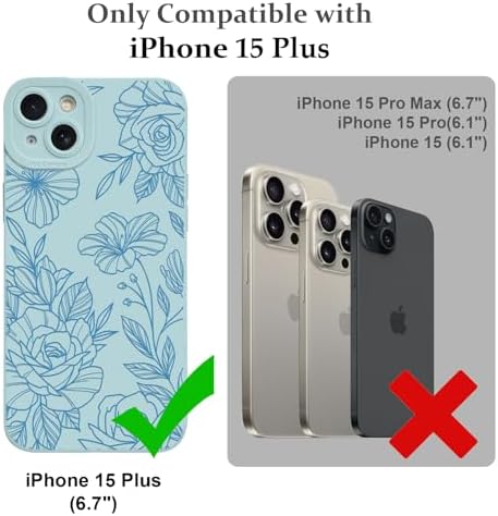 LSL Funda para iPhone 13, diseño de flores moradas, diseño de estampado de flores, TPU suave, lente de cámara completa, anti-caídas, antiarañazos, a prueba de golpes, funda protectora delgada para