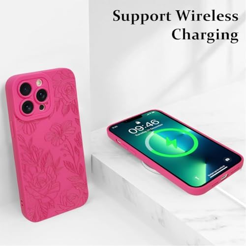 LSL Funda para iPhone 13, diseño de flores moradas, diseño de estampado de flores, TPU suave, lente de cámara completa, anti-caídas, antiarañazos, a prueba de golpes, funda protectora delgada para