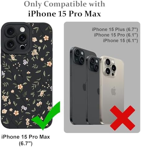 LSL Funda para iPhone 13, diseño de flores moradas, diseño de estampado de flores, TPU suave, lente de cámara completa, anti-caídas, antiarañazos, a prueba de golpes, funda protectora delgada para