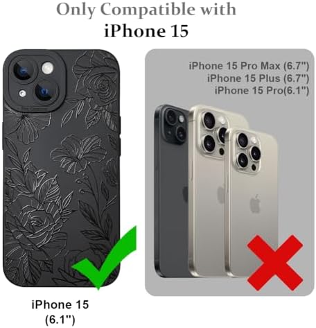 LSL Funda para iPhone 13, diseño de flores moradas, diseño de estampado de flores, TPU suave, lente de cámara completa, anti-caídas, antiarañazos, a prueba de golpes, funda protectora delgada para