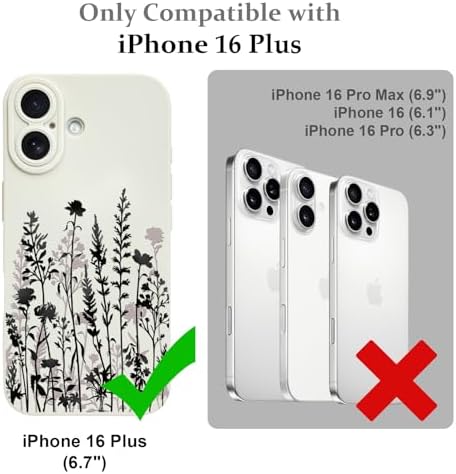 LSL Funda para iPhone 13, diseño de flores moradas, diseño de estampado de flores, TPU suave, lente de cámara completa, anti-caídas, antiarañazos, a prueba de golpes, funda protectora delgada para