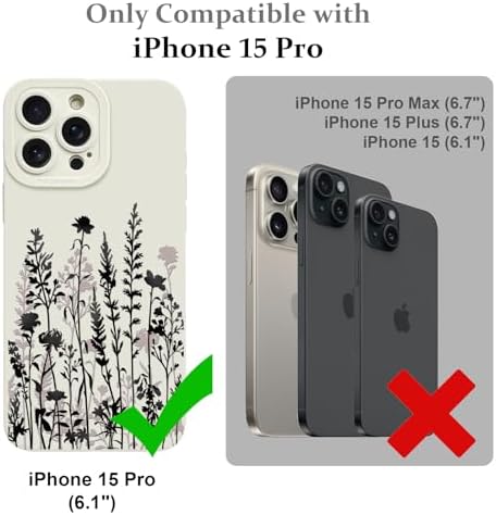 LSL Funda para iPhone 13, diseño de flores moradas, diseño de estampado de flores, TPU suave, lente de cámara completa, anti-caídas, antiarañazos, a prueba de golpes, funda protectora delgada para