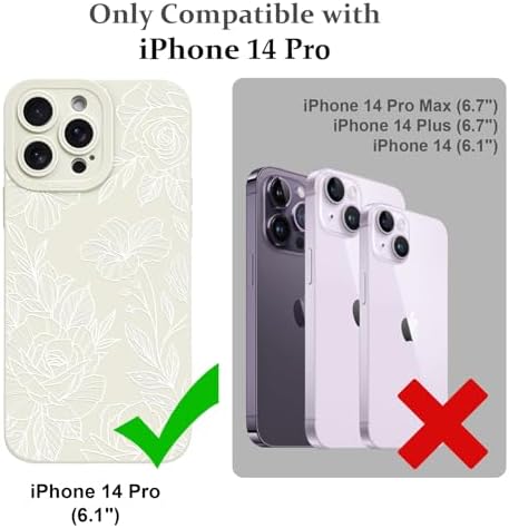 LSL Funda para iPhone 13, diseño de flores moradas, diseño de estampado de flores, TPU suave, lente de cámara completa, anti-caídas, antiarañazos, a prueba de golpes, funda protectora delgada para