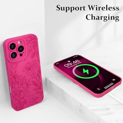 LSL Funda para iPhone 13, diseño de flores moradas, diseño de estampado de flores, TPU suave, lente de cámara completa, anti-caídas, antiarañazos, a prueba de golpes, funda protectora delgada para