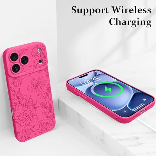 LSL Funda para iPhone 13, diseño de flores moradas, diseño de estampado de flores, TPU suave, lente de cámara completa, anti-caídas, antiarañazos, a prueba de golpes, funda protectora delgada para