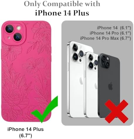 LSL Funda para iPhone 13, diseño de flores moradas, diseño de estampado de flores, TPU suave, lente de cámara completa, anti-caídas, antiarañazos, a prueba de golpes, funda protectora delgada para