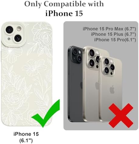 LSL Funda para iPhone 13, diseño de flores moradas, diseño de estampado de flores, TPU suave, lente de cámara completa, anti-caídas, antiarañazos, a prueba de golpes, funda protectora delgada para