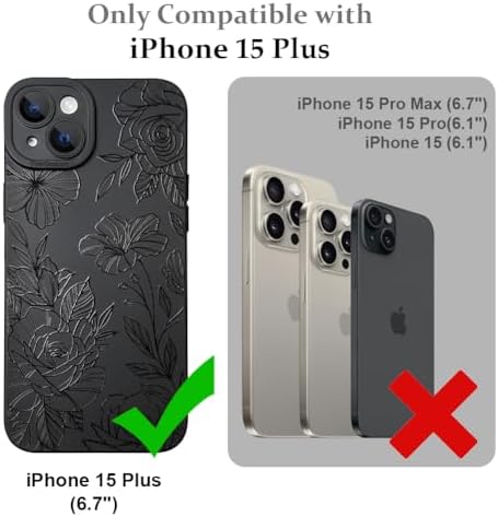 LSL Funda para iPhone 13, diseño de flores moradas, diseño de estampado de flores, TPU suave, lente de cámara completa, anti-caídas, antiarañazos, a prueba de golpes, funda protectora delgada para