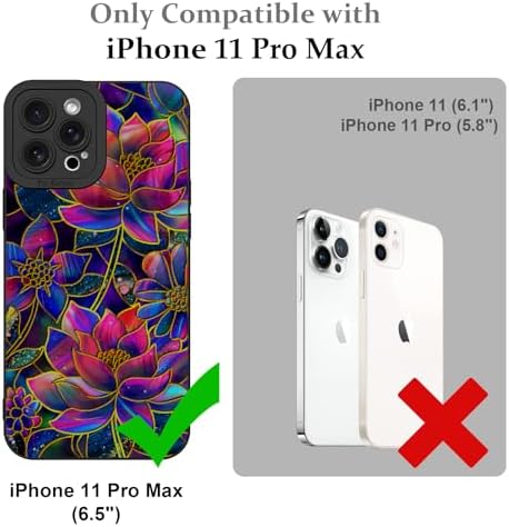 LSL Funda para iPhone 13, diseño de flores moradas, diseño de estampado de flores, TPU suave, lente de cámara completa, anti-caídas, antiarañazos, a prueba de golpes, funda protectora delgada para