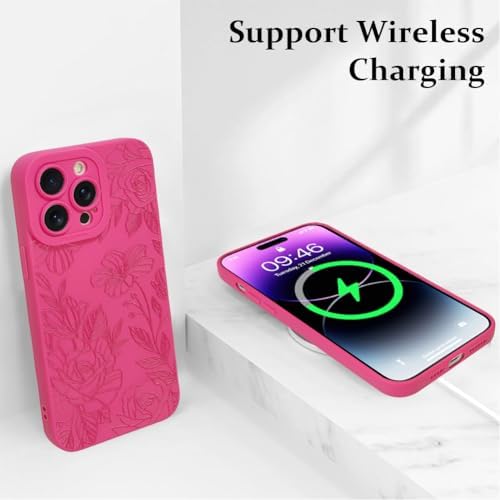 LSL Funda para iPhone 13, diseño de flores moradas, diseño de estampado de flores, TPU suave, lente de cámara completa, anti-caídas, antiarañazos, a prueba de golpes, funda protectora delgada para