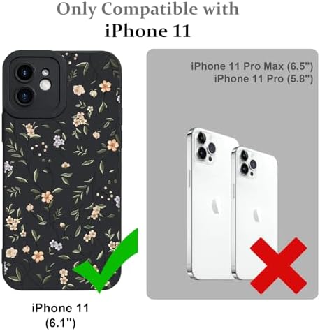 LSL Funda para iPhone 13, diseño de flores moradas, diseño de estampado de flores, TPU suave, lente de cámara completa, anti-caídas, antiarañazos, a prueba de golpes, funda protectora delgada para