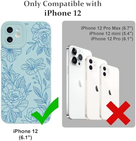 LSL Funda para iPhone 13, diseño de flores moradas, diseño de estampado de flores, TPU suave, lente de cámara completa, anti-caídas, antiarañazos, a prueba de golpes, funda protectora delgada para