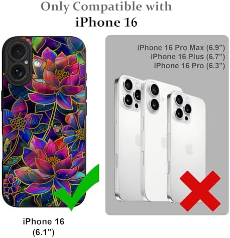 LSL Funda para iPhone 13, diseño de flores moradas, diseño de estampado de flores, TPU suave, lente de cámara completa, anti-caídas, antiarañazos, a prueba de golpes, funda protectora delgada para