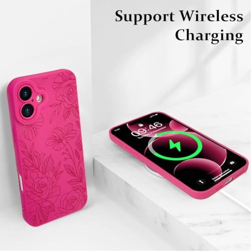 LSL Funda para iPhone 13, diseño de flores moradas, diseño de estampado de flores, TPU suave, lente de cámara completa, anti-caídas, antiarañazos, a prueba de golpes, funda protectora delgada para