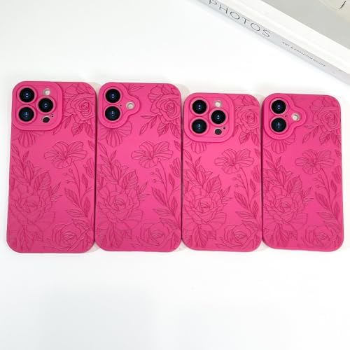 LSL Funda para iPhone 13, diseño de flores moradas, diseño de estampado de flores, TPU suave, lente de cámara completa, anti-caídas, antiarañazos, a prueba de golpes, funda protectora delgada para