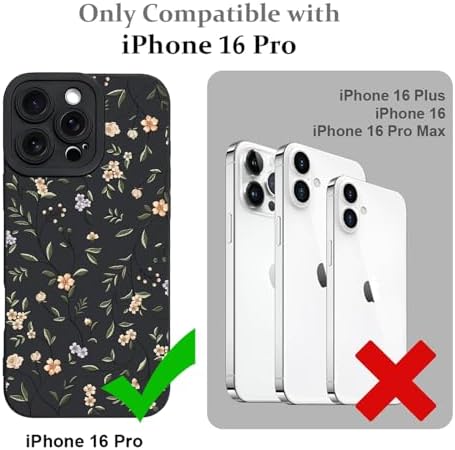 LSL Funda para iPhone 13, diseño de flores moradas, diseño de estampado de flores, TPU suave, lente de cámara completa, anti-caídas, antiarañazos, a prueba de golpes, funda protectora delgada para