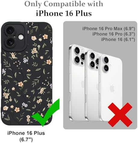 LSL Funda para iPhone 13, diseño de flores moradas, diseño de estampado de flores, TPU suave, lente de cámara completa, anti-caídas, antiarañazos, a prueba de golpes, funda protectora delgada para