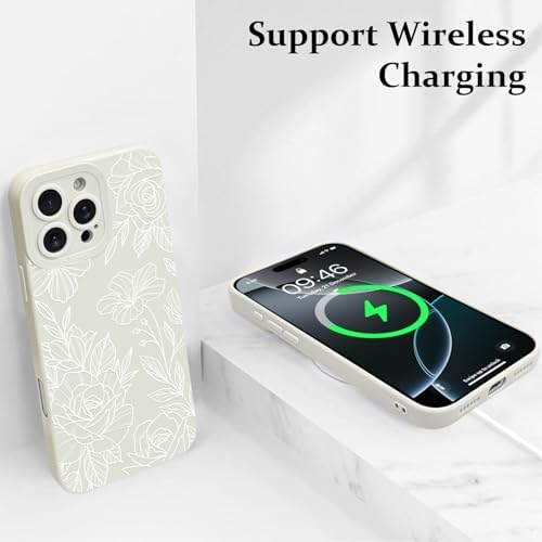 LSL Funda para iPhone 13, diseño de flores moradas, diseño de estampado de flores, TPU suave, lente de cámara completa, anti-caídas, antiarañazos, a prueba de golpes, funda protectora delgada para